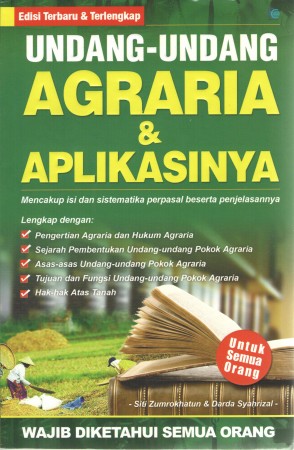 Undang-undang agraria dan aplikasinya